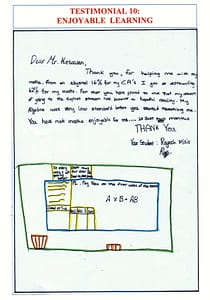 Excellent Student Testimonials from dMaster Learning Centre 48 10