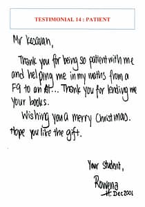 Excellent Student Testimonials from dMaster Learning Centre 44 14