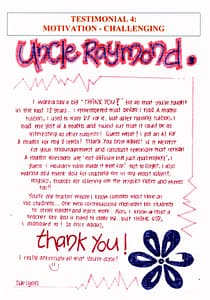 Excellent Student Testimonials from dMaster Learning Centre 54 4