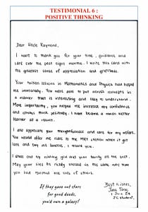 Excellent Student Testimonials from dMaster Learning Centre 52 6