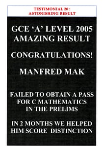 Excellent Student Testimonials from dMaster Learning Centre 38 20