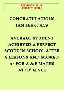 Excellent Student Testimonials from dMaster Learning Centre 14 35