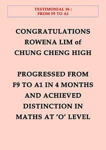 Excellent Student Testimonials from dMaster Learning Centre 13 36