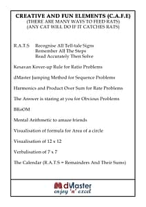 Free Math Worksheets 2 C.A.F.E