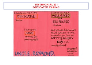 Excellent Student Testimonials from dMaster Learning Centre 36 22